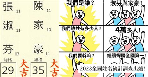 很台的名字|你是菜市場名嗎？2023「全國姓名統計分析」快看最夯取名排行